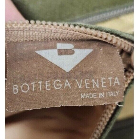 Bottega Venetta leather hand bag/ tote bag Green - Picture 13 of 16